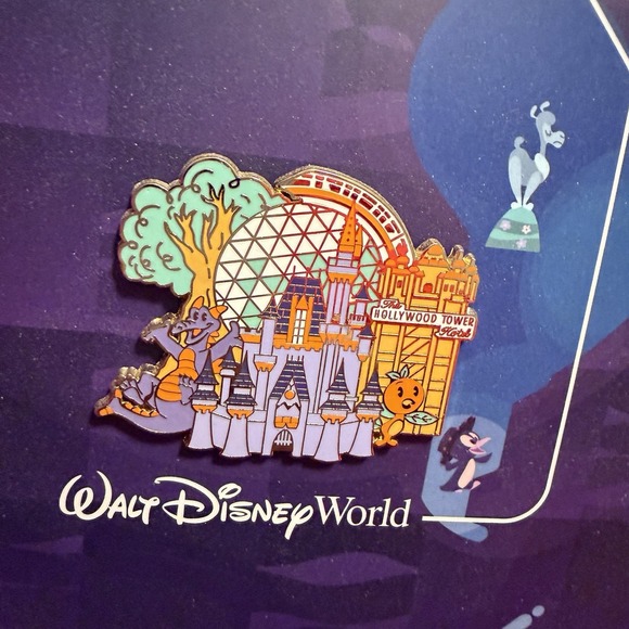 D23 Gold Member Exclusive - Around the World of Disney Parks Pin Set Only - Picture 4 of 11